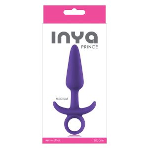 INYA Prince Medium Size Tapered Anal Plug - Purple